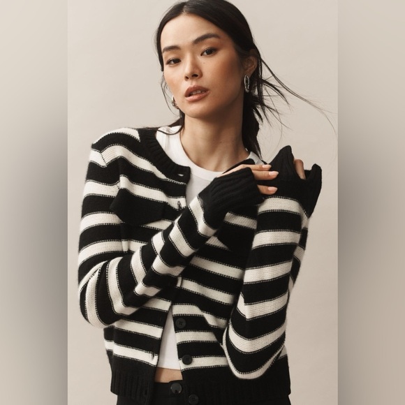 Anthropologie Sweaters - Anthropologie Maeve Cashmere Cropped Cardigan Size MP NWT
